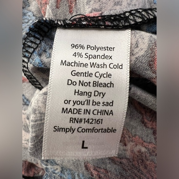 LuLaRoe Patriotic Julia Dress Size Large - Picture 5 of 9